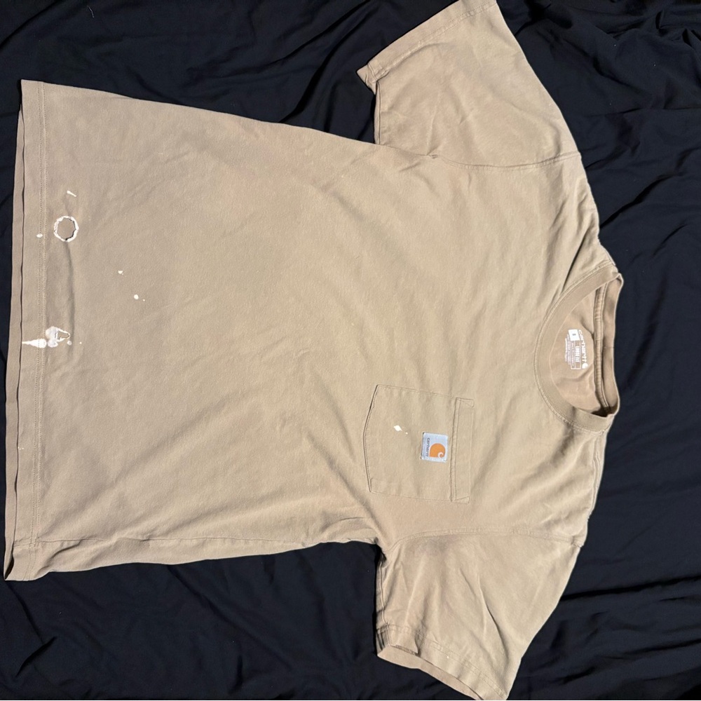 Carhartt Men's Short Sleeve Beige Tee